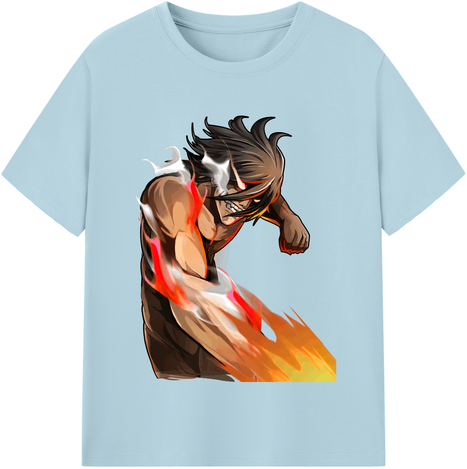 （画像用） 進撃の巨人 Attack on Titan 綿100％半袖Tシャツ（フロントプリント）